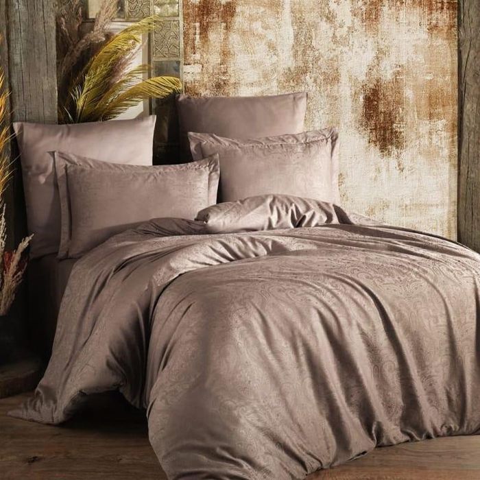 Сатиновое постельное белье Nazenin семейный размер