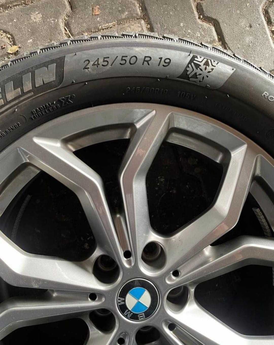 Oryginalne koła zimowe 19 BMW X3 G01 X4 G02 opony zimowe 245/50 R19