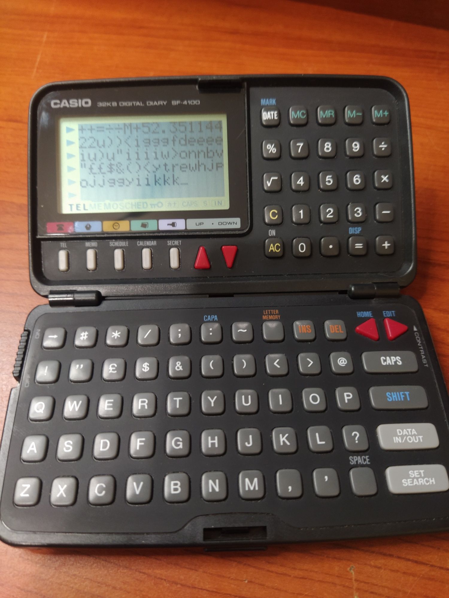 Casio organizer model SF-4100