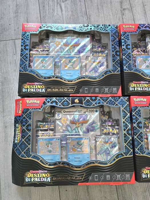 Kolekcja premium Quaquaval-ex rozszerzenia Scarlatto Violetto Pokemon