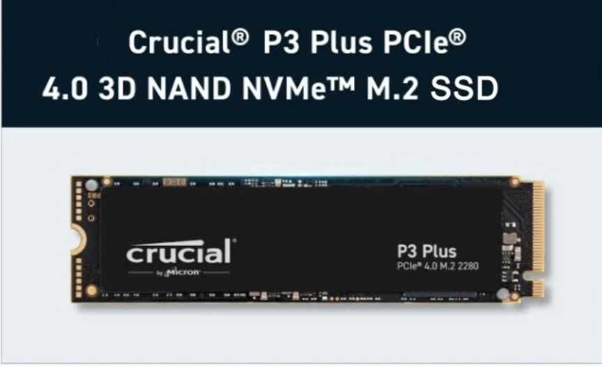 SSD 500Gb Crucial P3 Plus M.2 NVMe Gen 4