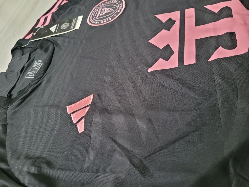 Koszulka Inter miami czarno-rużowa