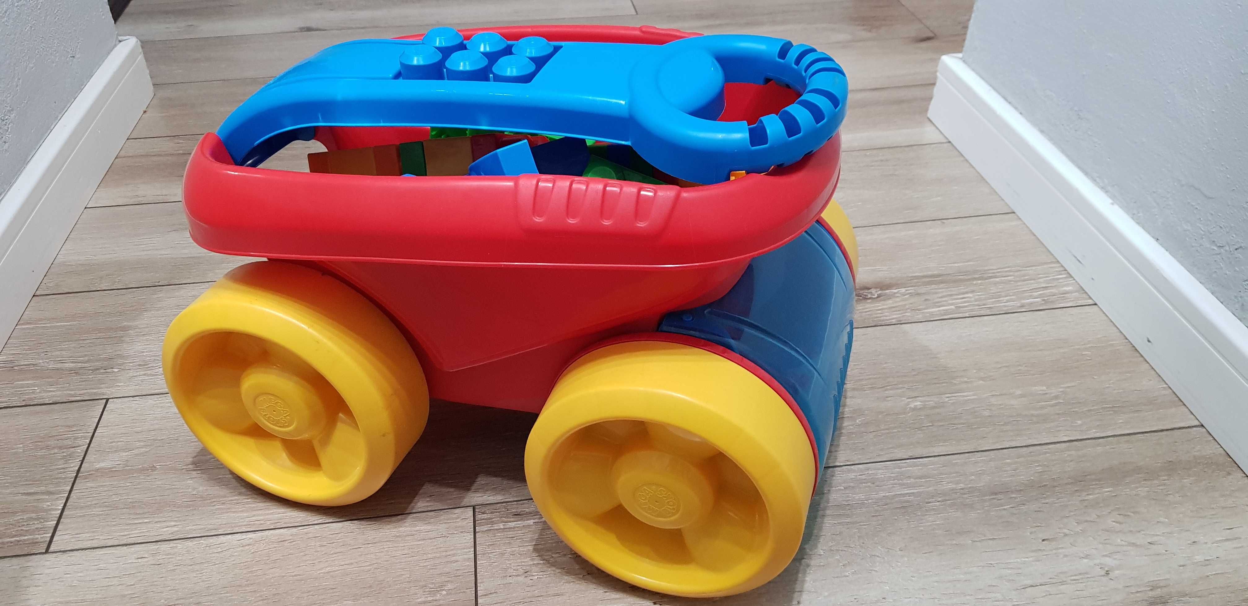 Wózek mega bloks fisher price zbieracz klocków