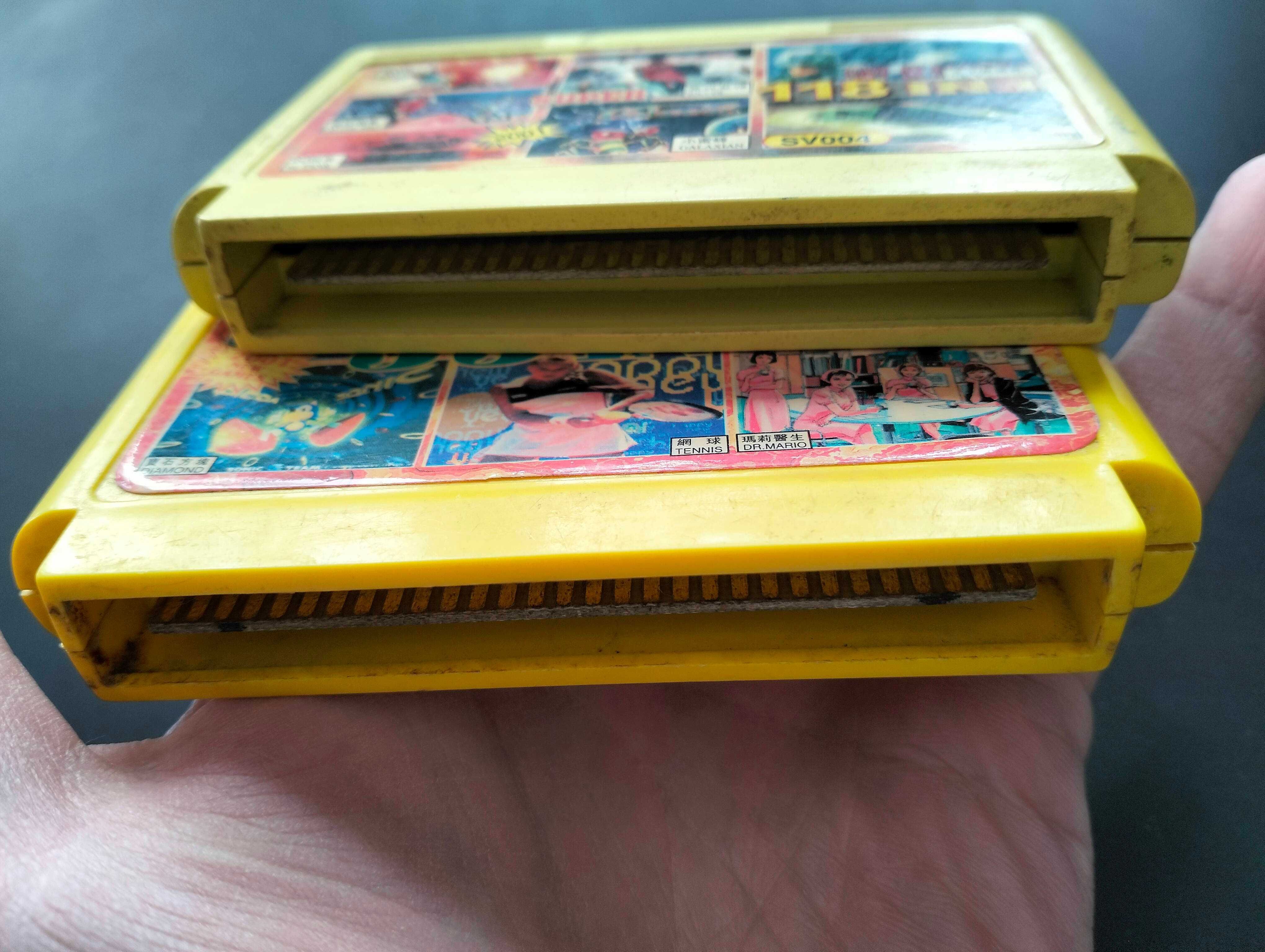 Pegasus NES Famicom 2 dyskietki stan nieznany - 55 in 1, 118 in 1