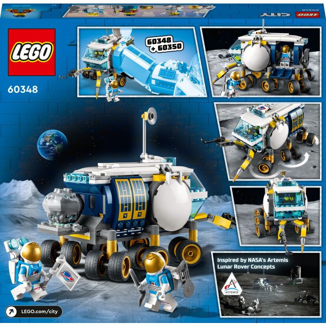Конструктор LEGO City Space Місяць 275 деталей (60348) БЕЗ КОРОБКИ!