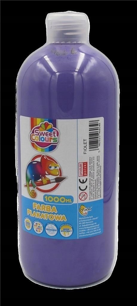 Farba Plakatowa Fioletowa 1000ml, Sweet Colours