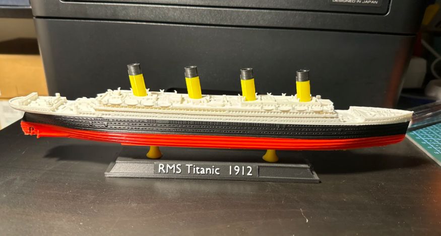 Model RMS Titanic druk 3d wysoka jakośc