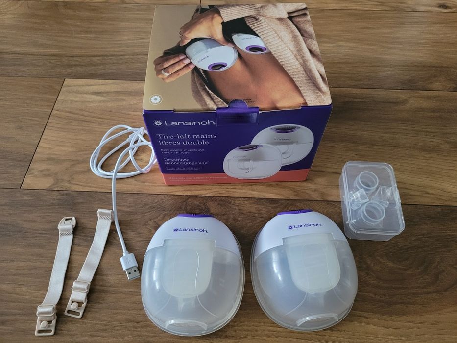 Laktator lansinoh podwójny-hendsfree