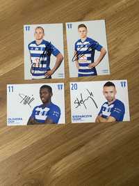 Ekstraklasa, autografy Wisła płock. Zestaw piłka nożna.