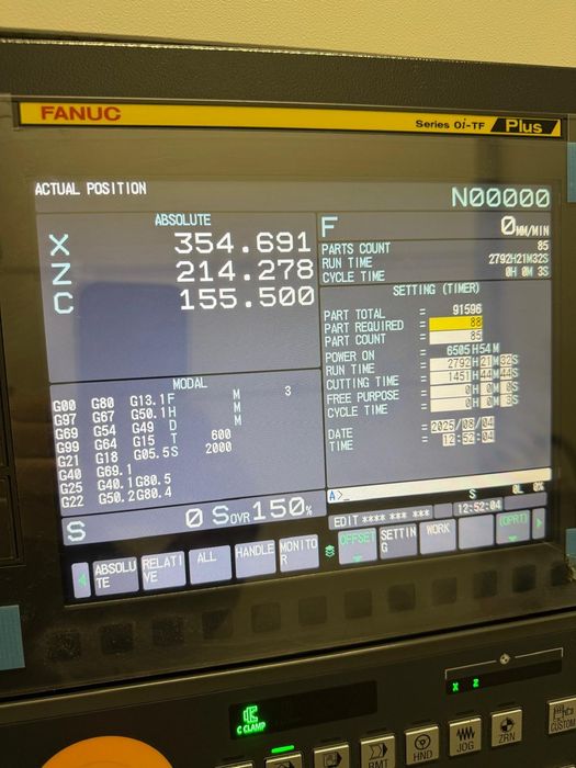 Токарний станок С ЧПУ SMEC SL 2000 M ( Samsung)