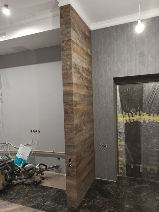 Установка Плинтусов МДФ. Дюрополимерный. Укладка  напольных покрытий!