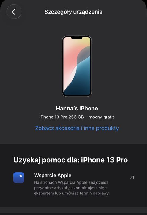 iPhone 13 Pro 256 GB mocny grafit