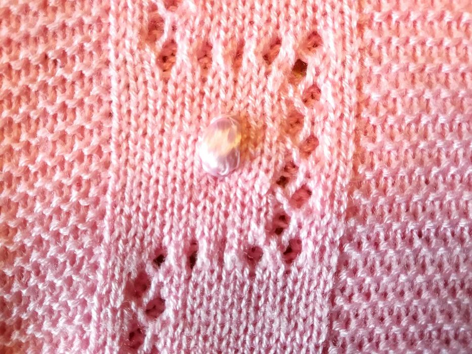 (NOVO, PORTES GRÁTIS) Casaco de Algodão de Bebé (3-6 meses) - Rosa