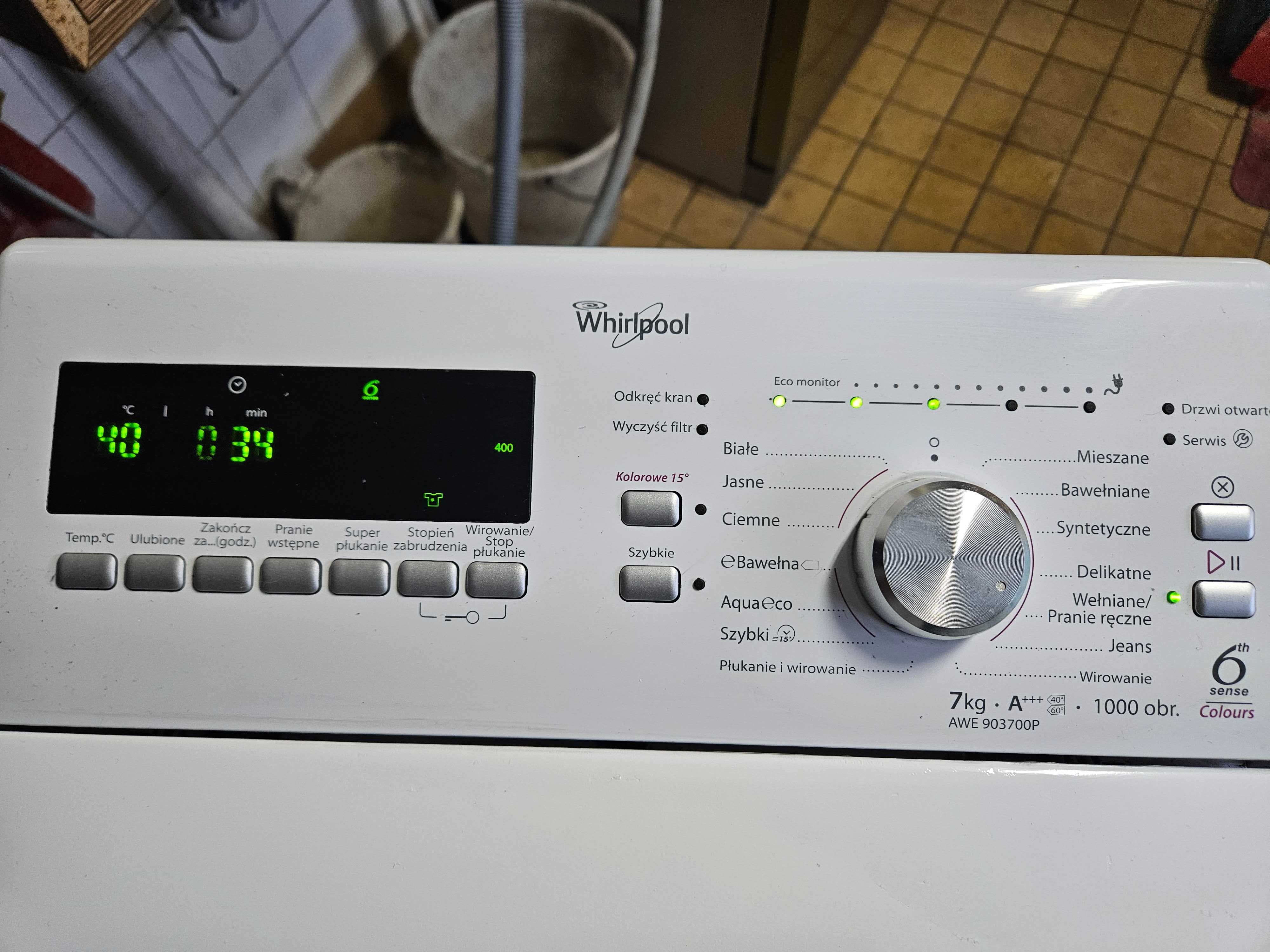 pralka Whirlpool 7kg