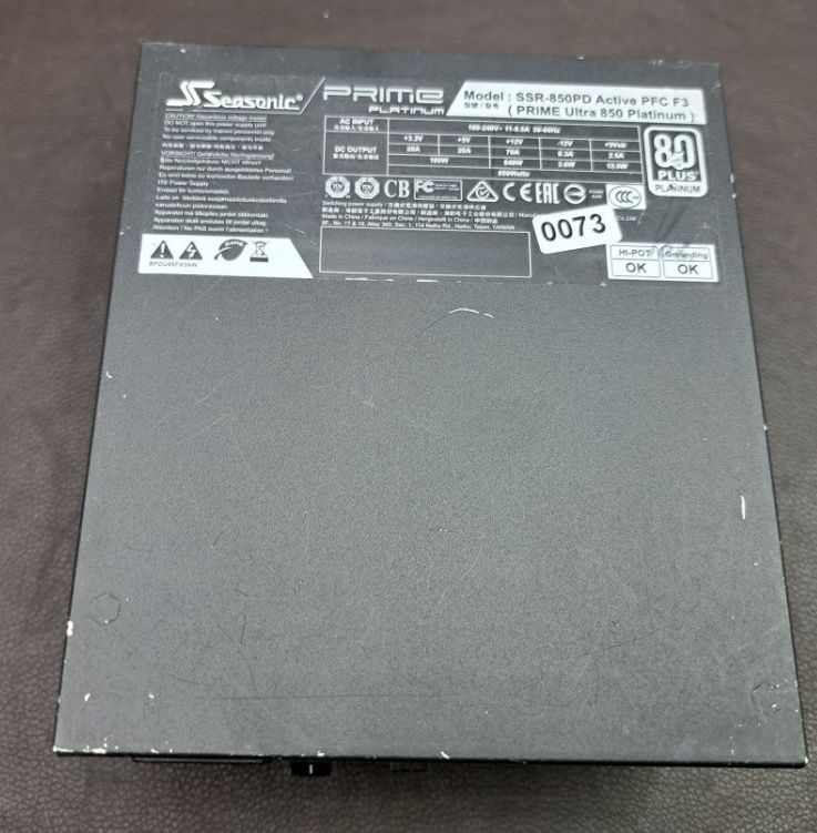 Блок живлення Seasonic SSR-850PD (PRIME Ultra 850 Platinum) 850W