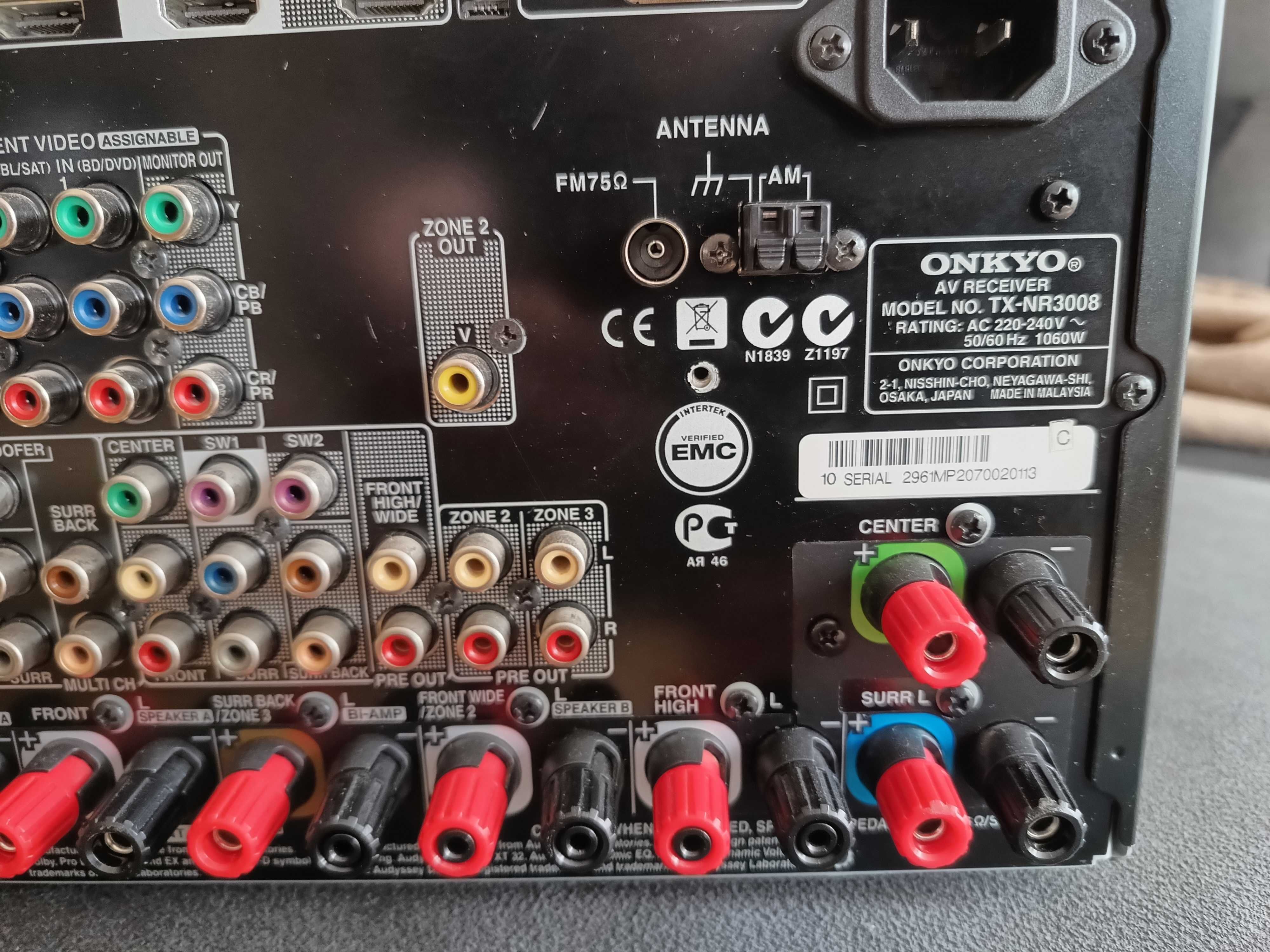 Onkyo TX-NR3008 - Amplituner 9.2 THX Ultra2