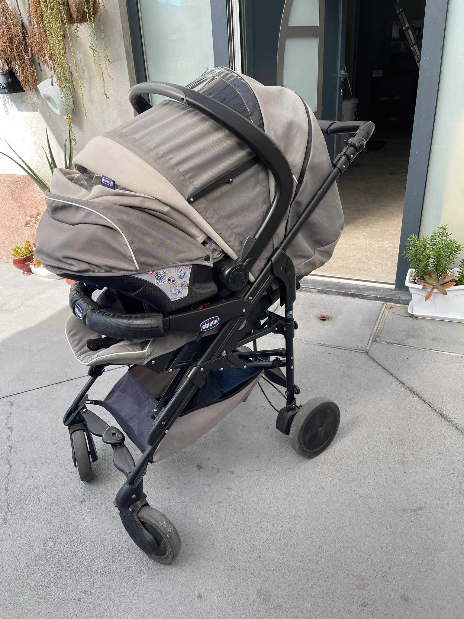 Carinho de bébé ,trio da Chicco.