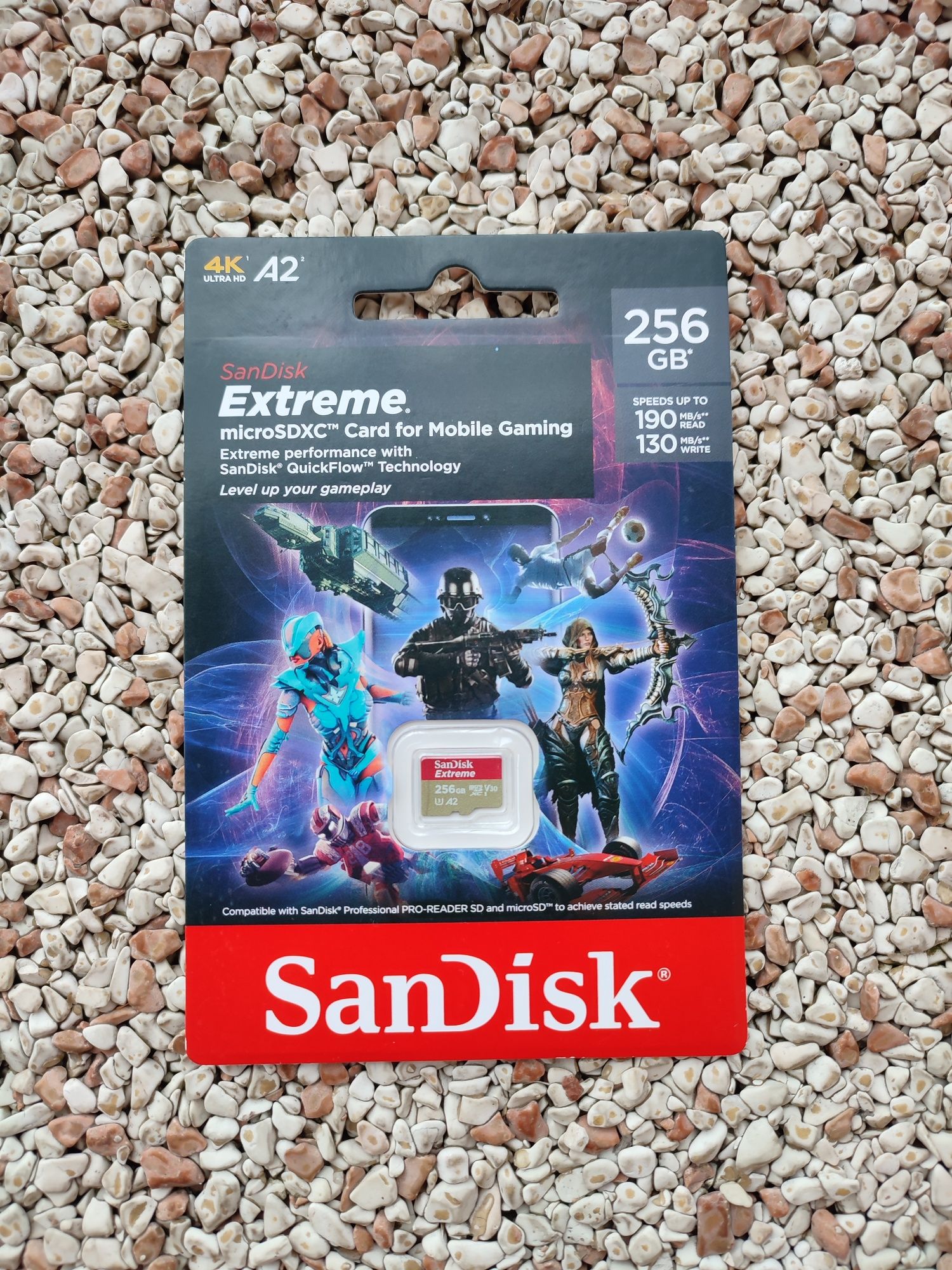 Karta pamięci microSDXC SanDisk Extreme 256GB. A2. Nowa