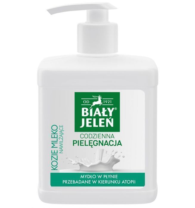 Biały Jeleń Kozie Mleko Hipoalergiczne Mydło W Płynie 500Ml (P1)