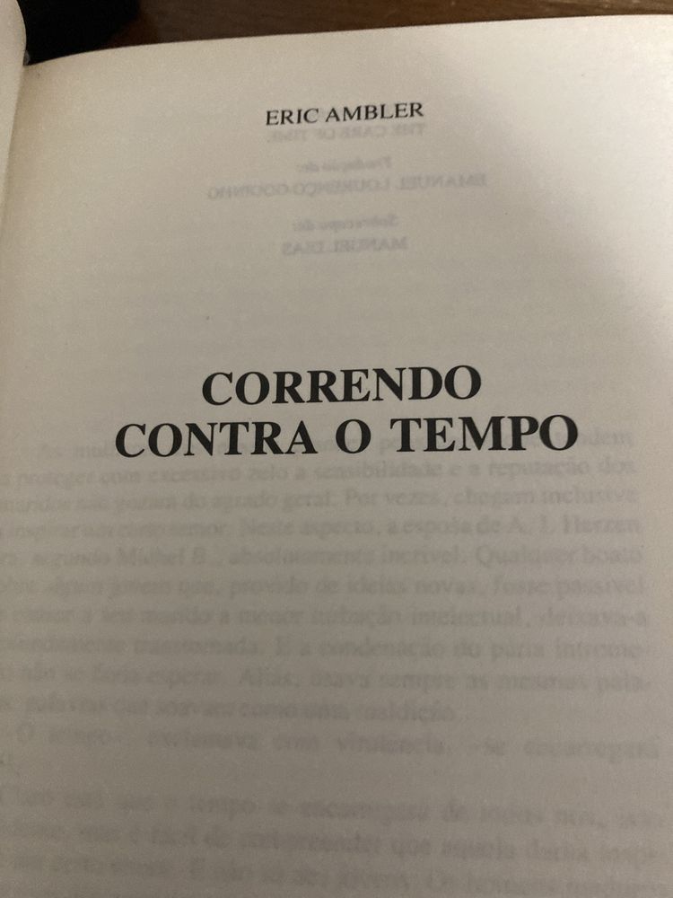 guerreiros com asas a metamorfose correndo contra o tempo eric ambler