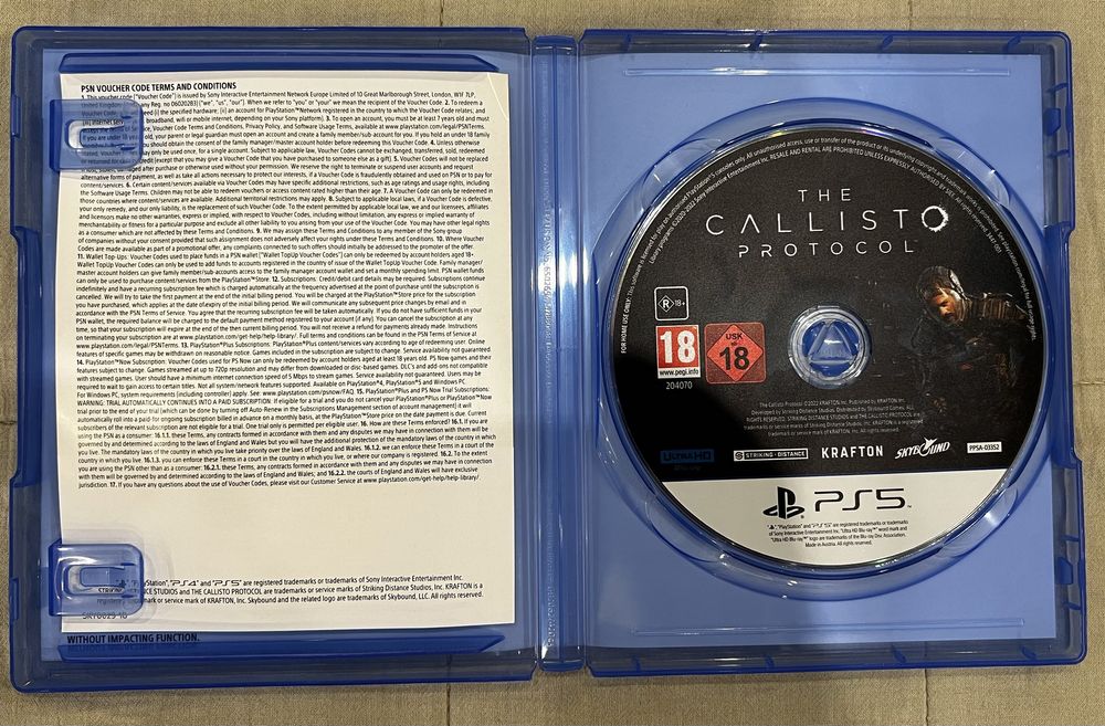 Игра The Callisto Protocol PS5