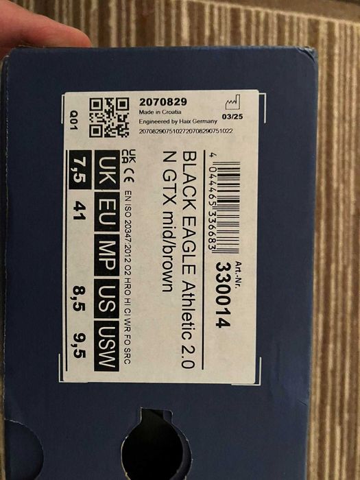 Haix black eagle athletic 2.0 + impregnat GRATIS