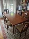 Mesa de jantar / refeição extensível cerejeira