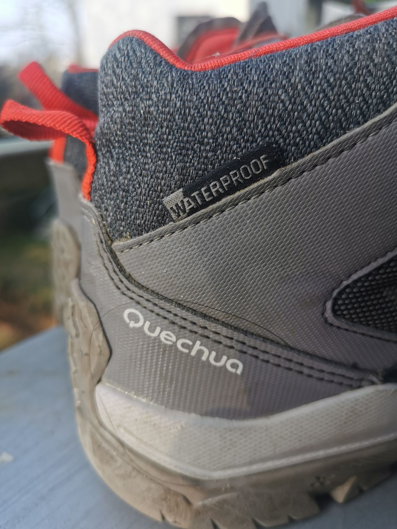 Buty Decathlon turystyczne górskie 37 Quechua Crossrock Mid wodoodporn