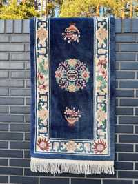 Kaszmirowy dywanik chiński ręcznie tkany 160x70 galeria 5 tys