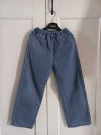 Shein spodnie dżinsowe culoty szerokie nogawki r.130
