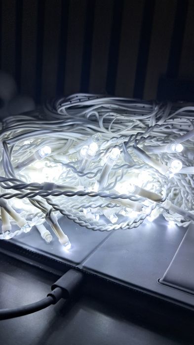 360 LED 14 metros + 10 de fio efeito cortina