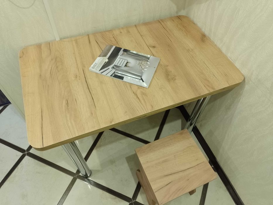 Стол кухонный КС - хром  Фер мебель  размеры и цвет  на выбор цена от