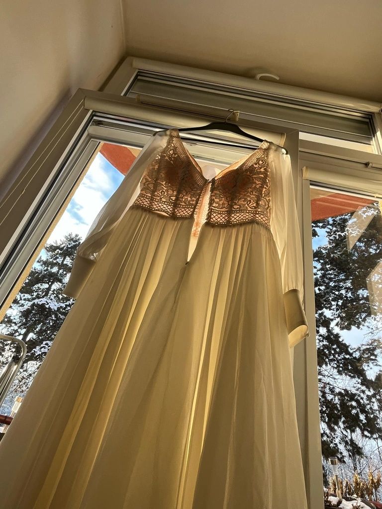 Suknia ślubna boho