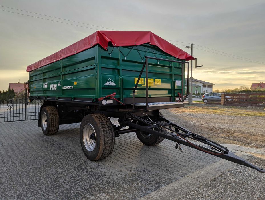 Przyczepa 9t (12t DMC) Wywrotka na 1 siłownik BSS IFA HL HW