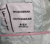 Куртка демисезонная деми для девочки sportswear outerwear