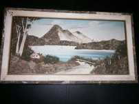 Quadro Paisagem em Cortiça (Muito Antigo)