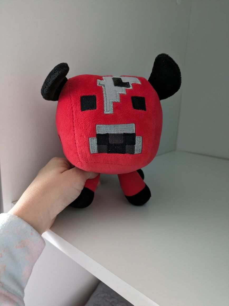 Grzybowa krowa pluszak maskotka Minecraft