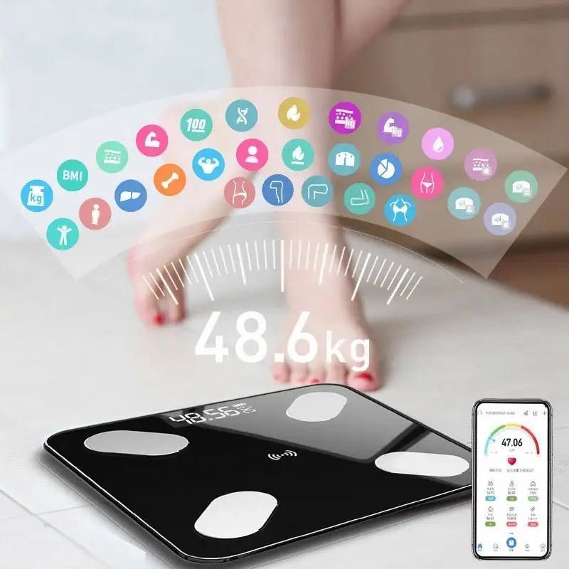 Waga Łazienkowa Analityczna 180 KG SMART+ 26w1 / iOS Android