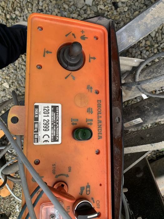 Winda załadowcza podest DHOLLANDIA 1000 kg super iveco mascott