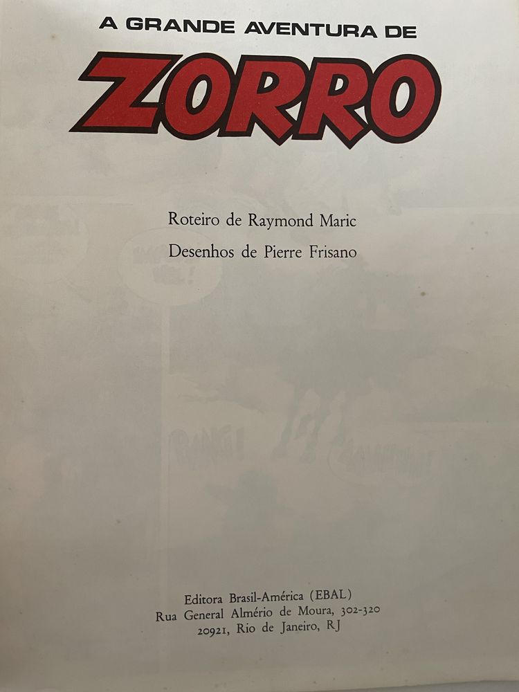 Zorro - Editora Brasil América