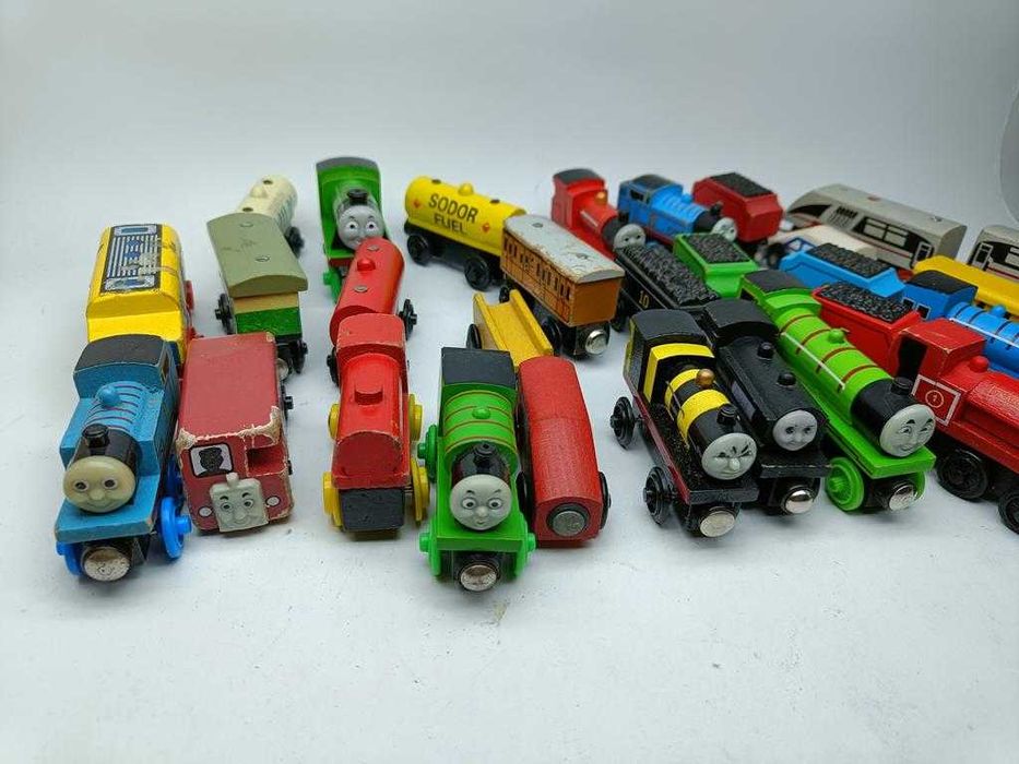 Drewniane Pociągi wagony parowozy Tomek i Przyjaciele na mages 159 zł