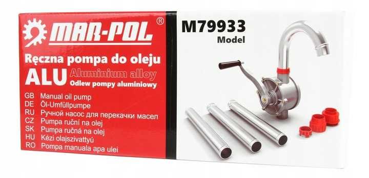 POMPA POMPKA RĘCZNA Beczki Paliwa Na Korbę Alu