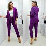 Garnitur damski ANET plus size (S-5XL) fiolet na zamówienie