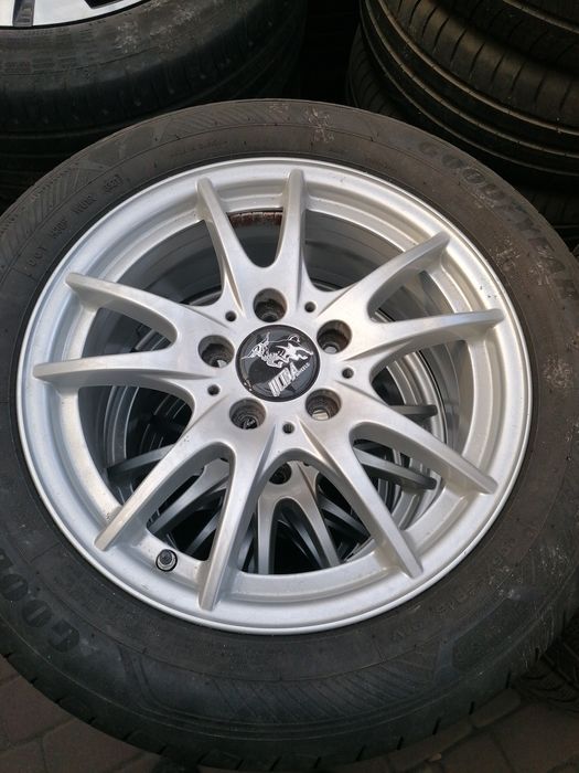 Koła komplet 5×112 6,5j16 oc66,5 et49 opony letnie 205/55R16