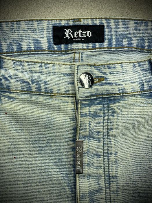 Calças de Ganga Retzo Azuis Claras