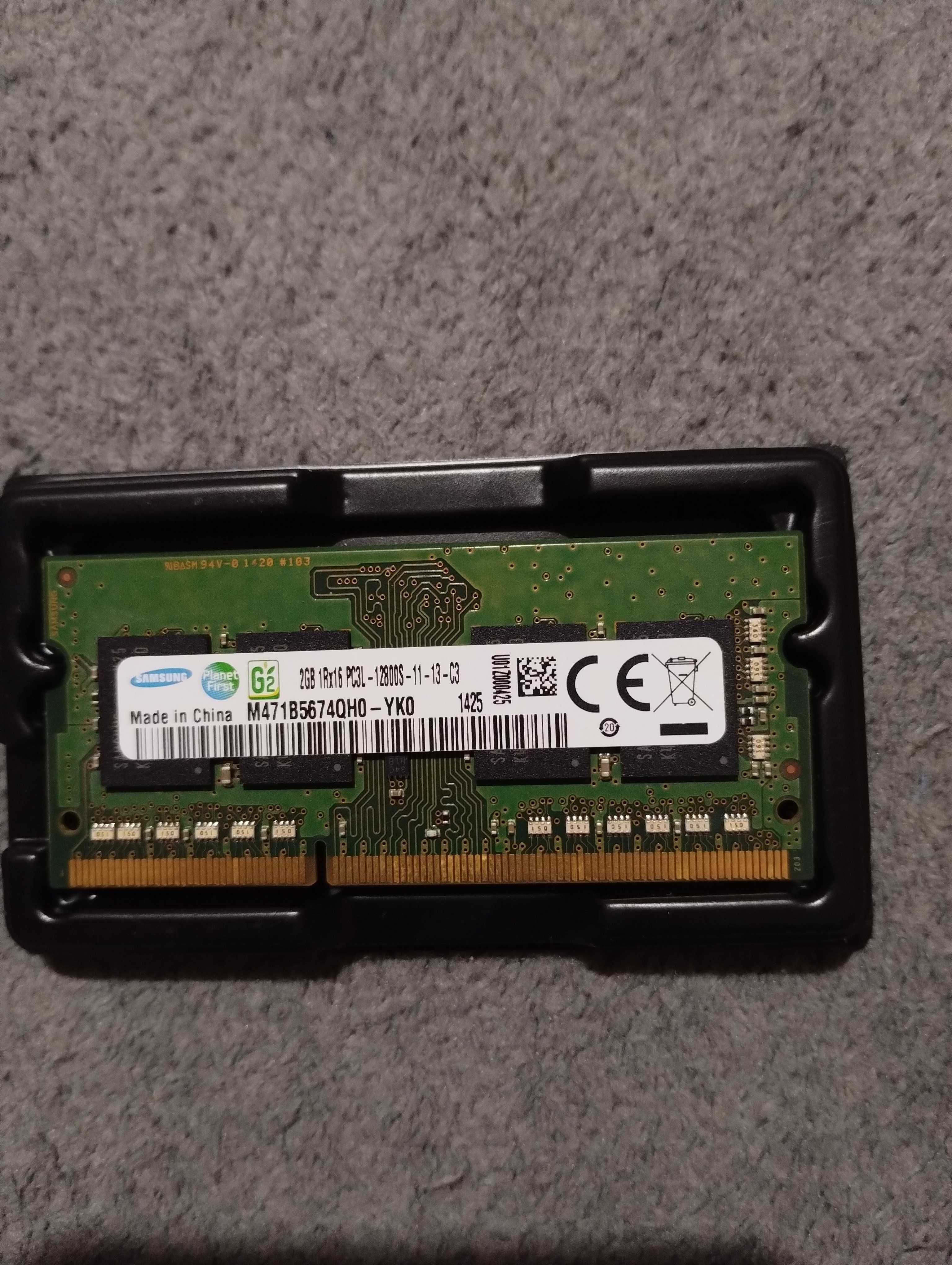 SO-DIMM 2GB DDR3L-1600Mhz Samsung (для ноутбуков)