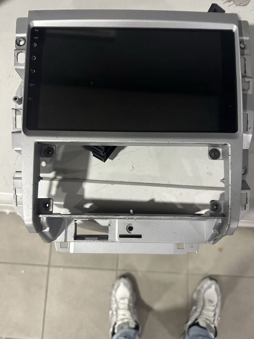 auto radio android golf iv com moldura