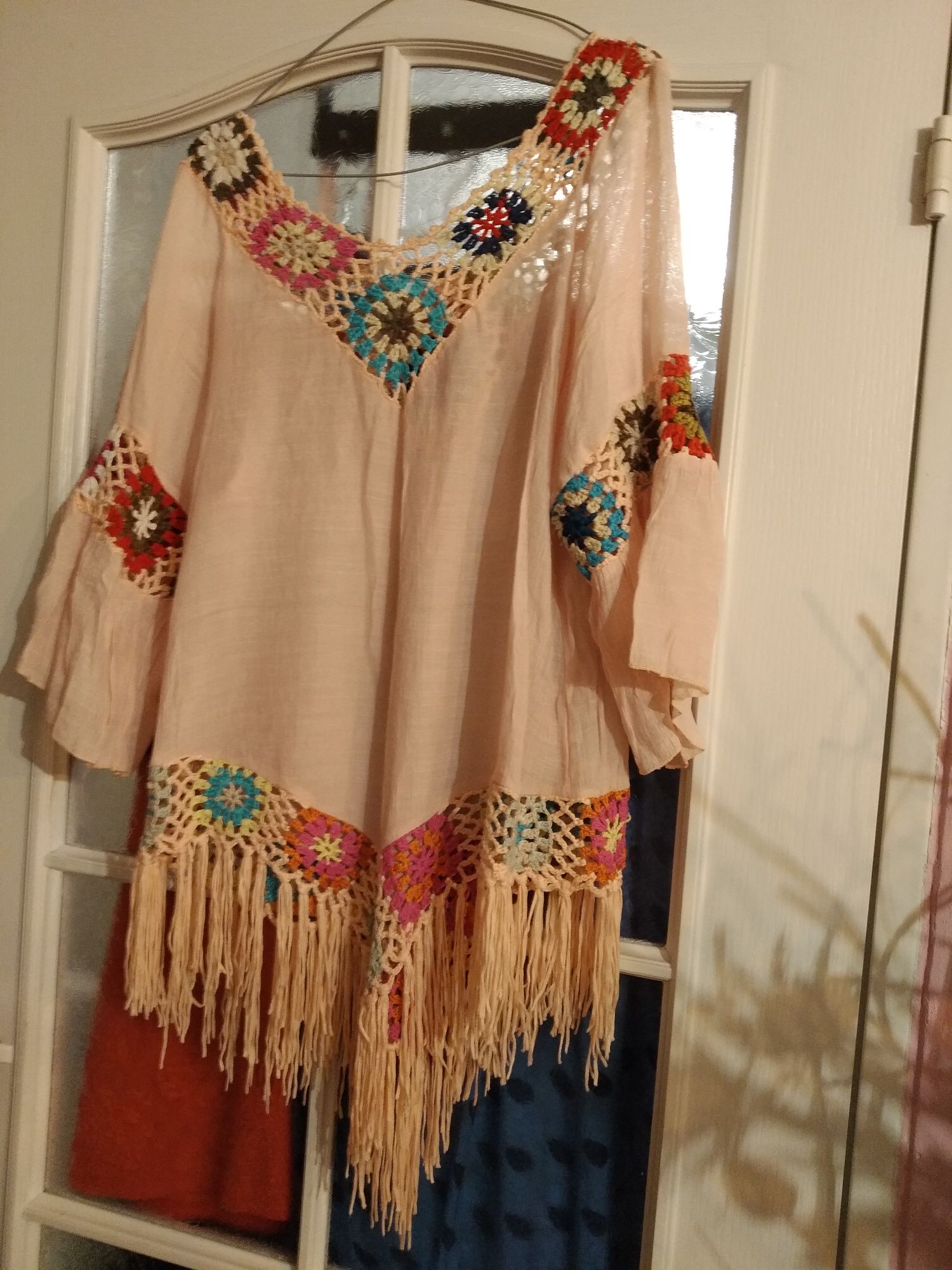 Bluzka bawełniana Boho