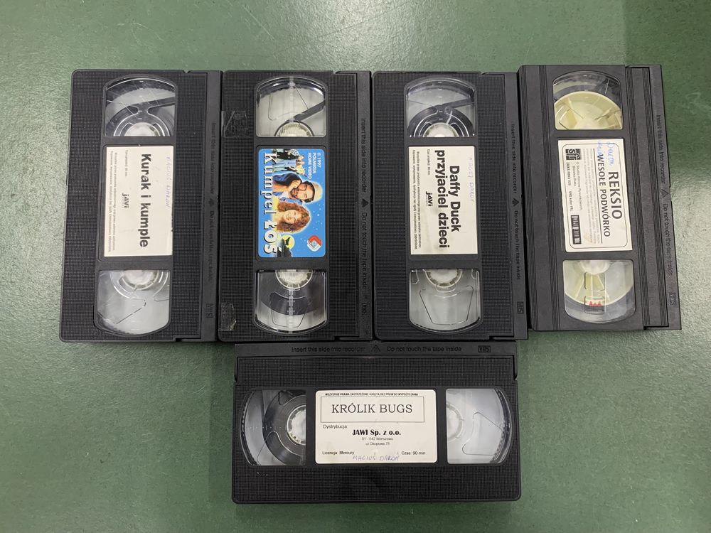 Kolekcja kaset Vhs wideo magnetowid filmy bajki 50szt.