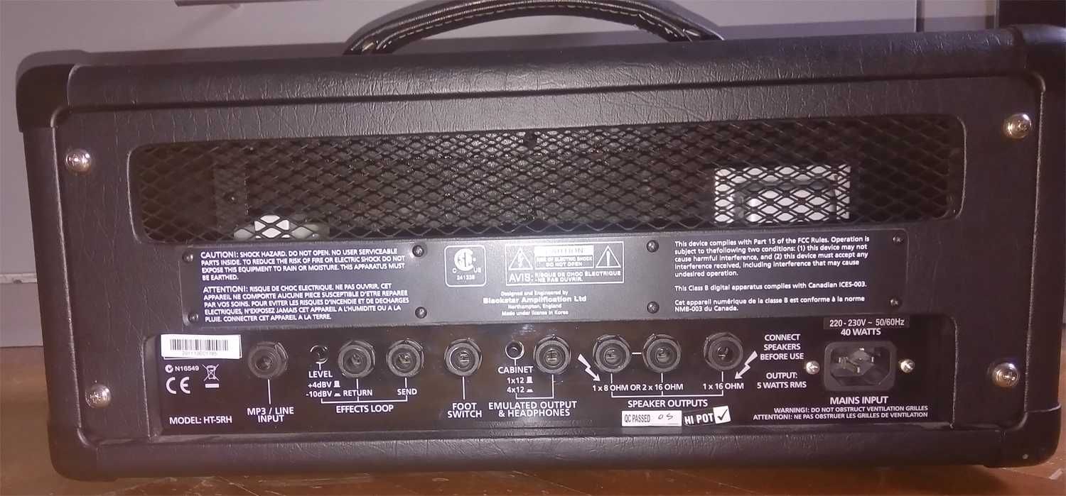 BlackStar HT-5RH ламповый гитарный усилитель голова, есть нюанс